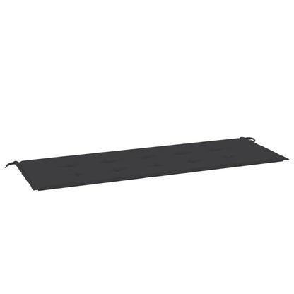 Tuinbankkussen 150x50x3 cm oxford stof zwart - AllerleiShop