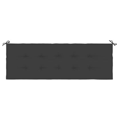 Tuinbankkussen 150x50x3 cm oxford stof zwart - AllerleiShop