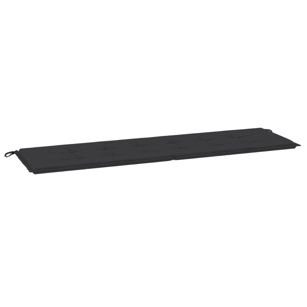 Tuinbankkussen 180x50x3 cm oxford stof zwart - AllerleiShop