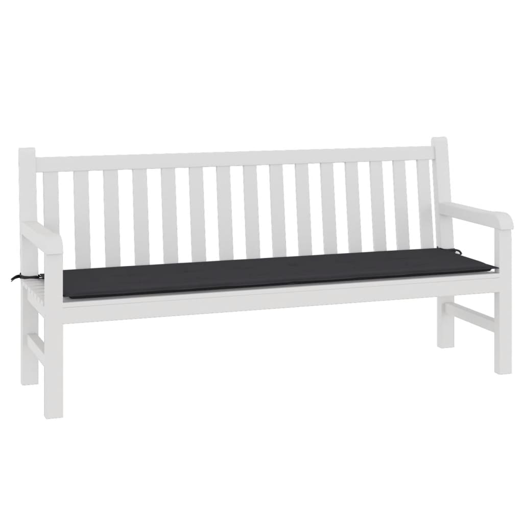 Tuinbankkussen 180x50x3 cm oxford stof zwart - AllerleiShop