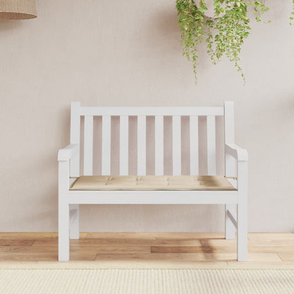 Tuinbankkussen 120x50x3 cm oxford stof beige - AllerleiShop