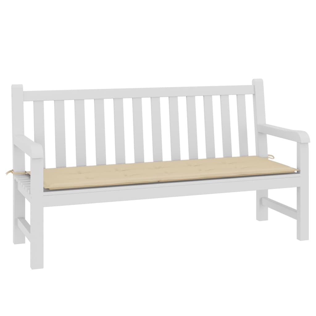 Tuinbankkussen 150x50x3 cm oxford stof beige - AllerleiShop