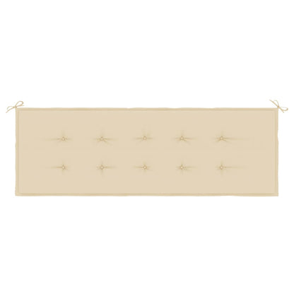 Tuinbankkussen 150x50x3 cm oxford stof beige - AllerleiShop