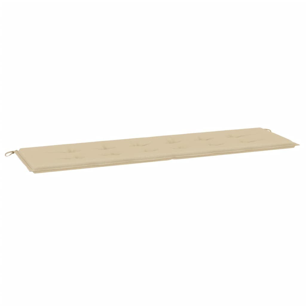 Tuinbankkussen 180x50x3 cm oxford stof beige - AllerleiShop