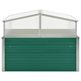 Tuinkas 100x100x77 cm gegalvaniseerd staal groen - AllerleiShop