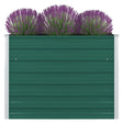 Plantenbak verhoogd 100x100x77 cm gegalvaniseerd staal groen - AllerleiShop