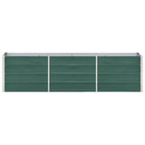 Plantenbak verhoogd 240x40x45 cm gegalvaniseerd staal groen