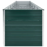 Plantenbak verhoogd 480x80x77 cm gegalvaniseerd staal groen - AllerleiShop