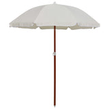 Parasol met stalen paal 180 cm zandkleurig - AllerleiShop