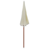 Parasol met stalen paal 240 cm zandkleurig - AllerleiShop