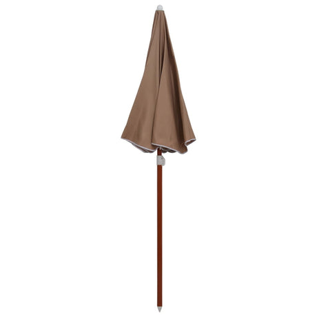 Parasol met stalen paal 180 cm taupe - AllerleiShop