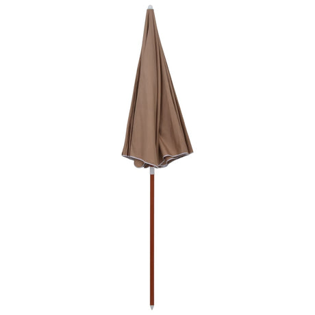 Parasol met stalen paal 240 cm taupe - AllerleiShop