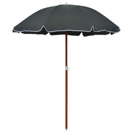 Parasol met stalen paal 180 cm antracietkleurig - AllerleiShop