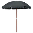 Parasol met stalen paal 240 cm antracietkleurig - AllerleiShop