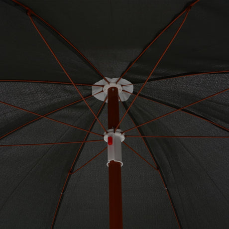 Parasol met stalen paal 240 cm antracietkleurig - AllerleiShop