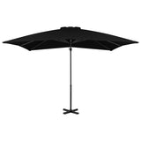 Zweefparasol met aluminium paal 250x250 cm zwart - AllerleiShop