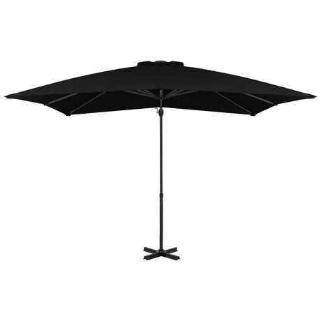 Zweefparasol met aluminium paal 250x250 cm zwart - AllerleiShop