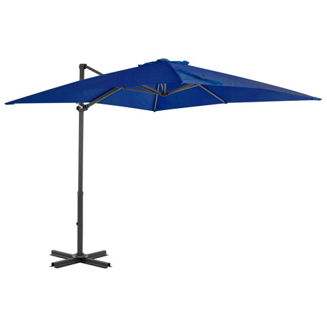 Zweefparasol met aluminium paal 250x250 cm azuurblauw - AllerleiShop