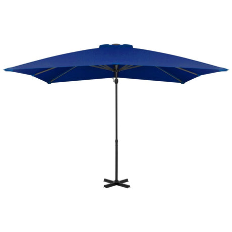 Zweefparasol met aluminium paal 250x250 cm azuurblauw - AllerleiShop