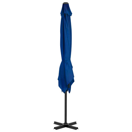 Zweefparasol met aluminium paal 250x250 cm azuurblauw - AllerleiShop