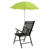 Campingstoelparasols 2 st 105 cm groen - AllerleiShop