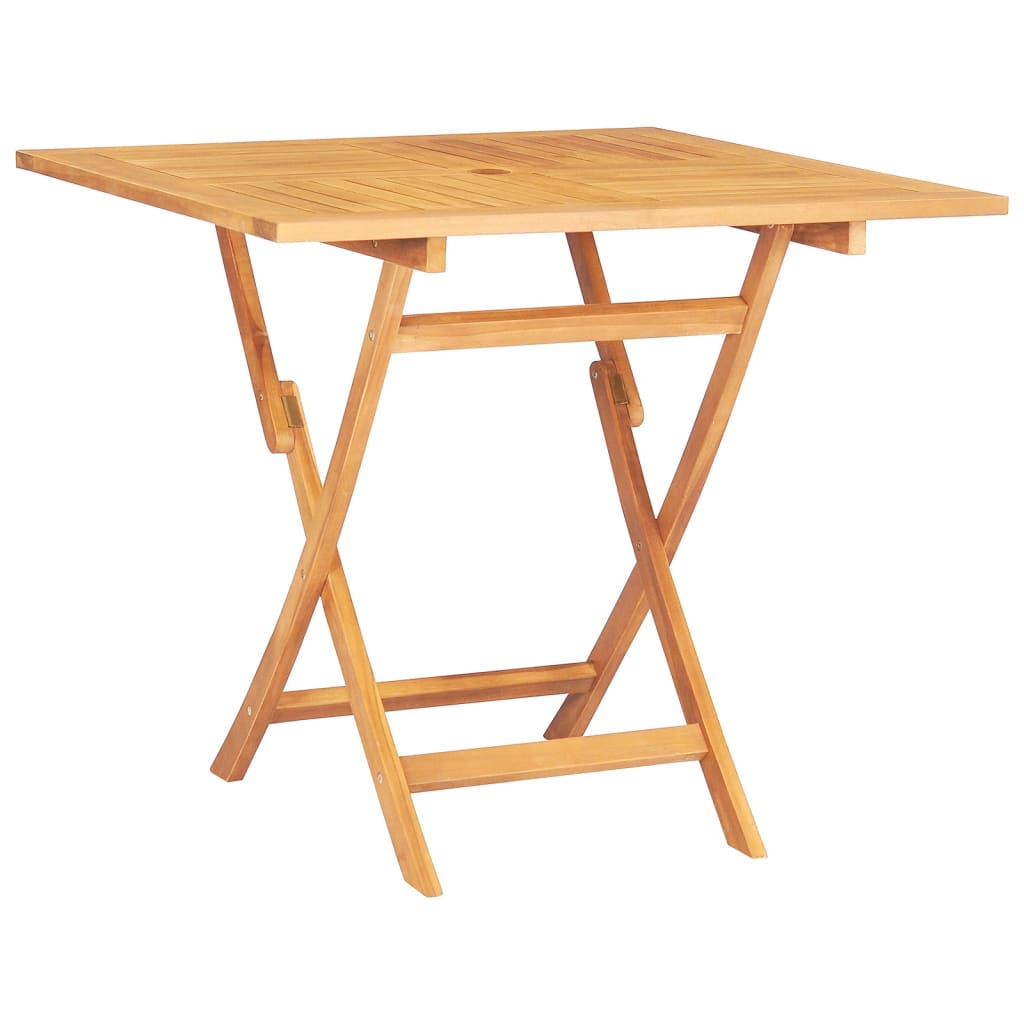 Tuintafel inklapbaar 85x85x76 cm massief teakhout - AllerleiShop