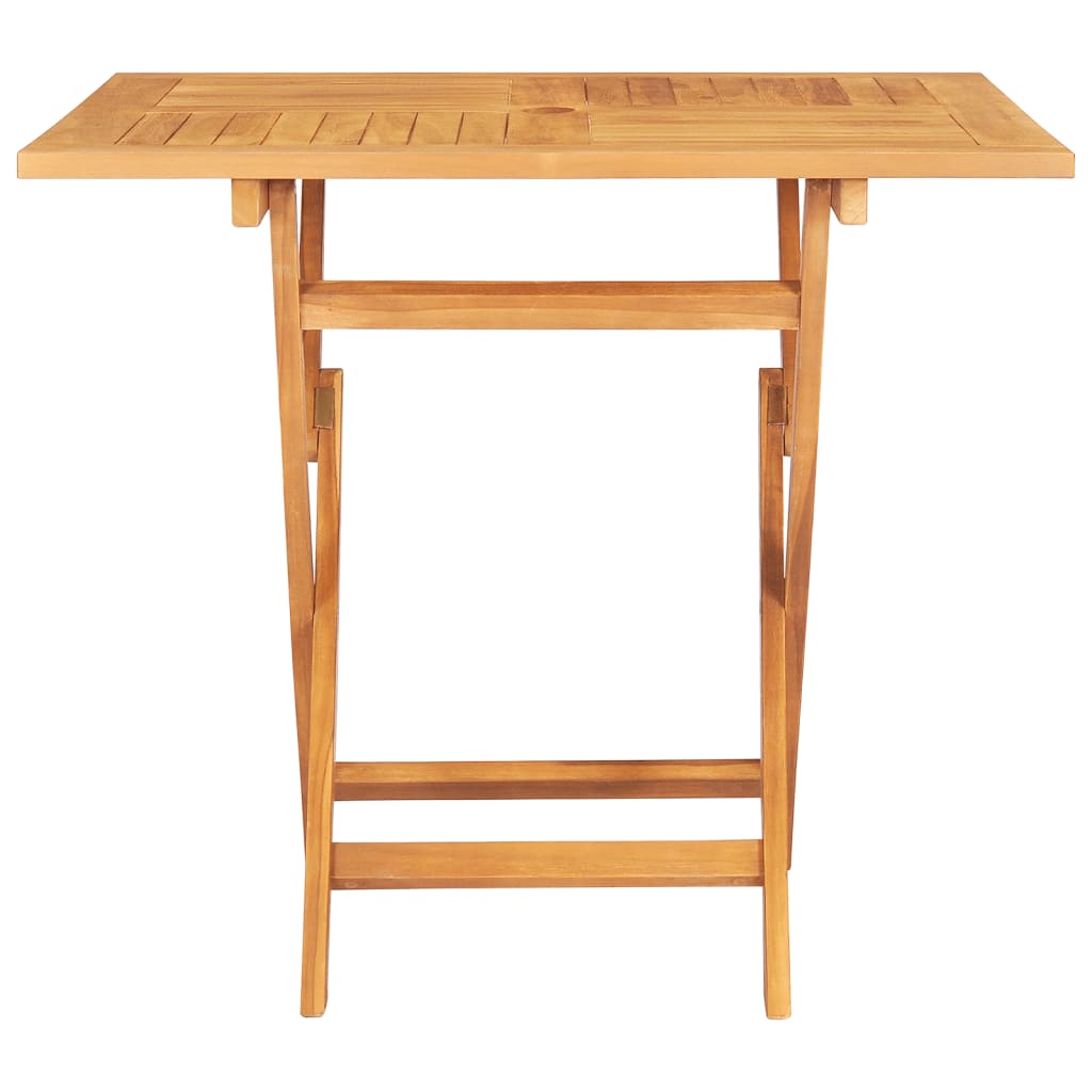 Tuintafel inklapbaar 85x85x76 cm massief teakhout - AllerleiShop