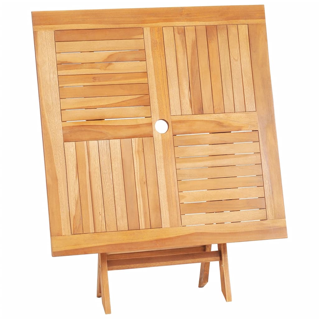 Tuintafel inklapbaar 85x85x76 cm massief teakhout - AllerleiShop