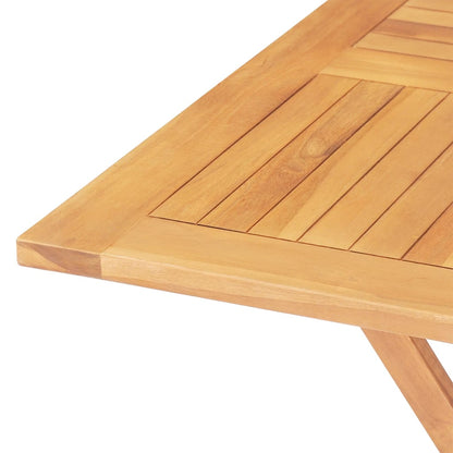 Tuintafel inklapbaar 85x85x76 cm massief teakhout - AllerleiShop