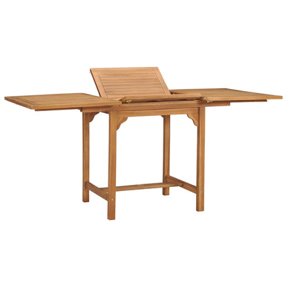 Tuintafel verlengbaar (110-160)x80x75 cm massief teakhout - AllerleiShop