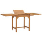 Tuintafel verlengbaar (110-160)x80x75 cm massief teakhout - AllerleiShop