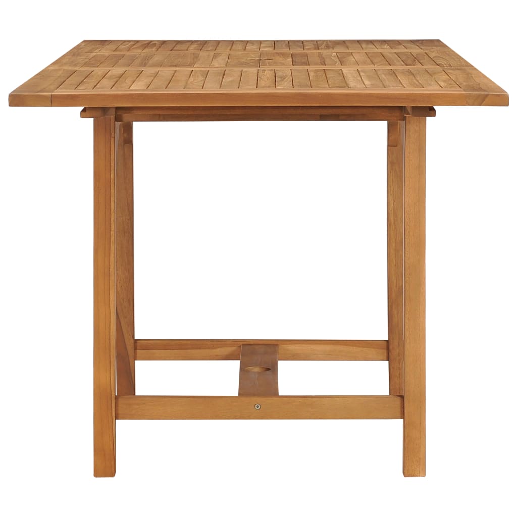 Tuintafel verlengbaar (110-160)x80x75 cm massief teakhout - AllerleiShop