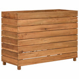 Plantenbak verhoogd 100x40x72 cm gerecycled teakhout en staal - AllerleiShop