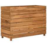 Plantenbak verhoogd 100x40x72 cm gerecycled teakhout en staal - AllerleiShop