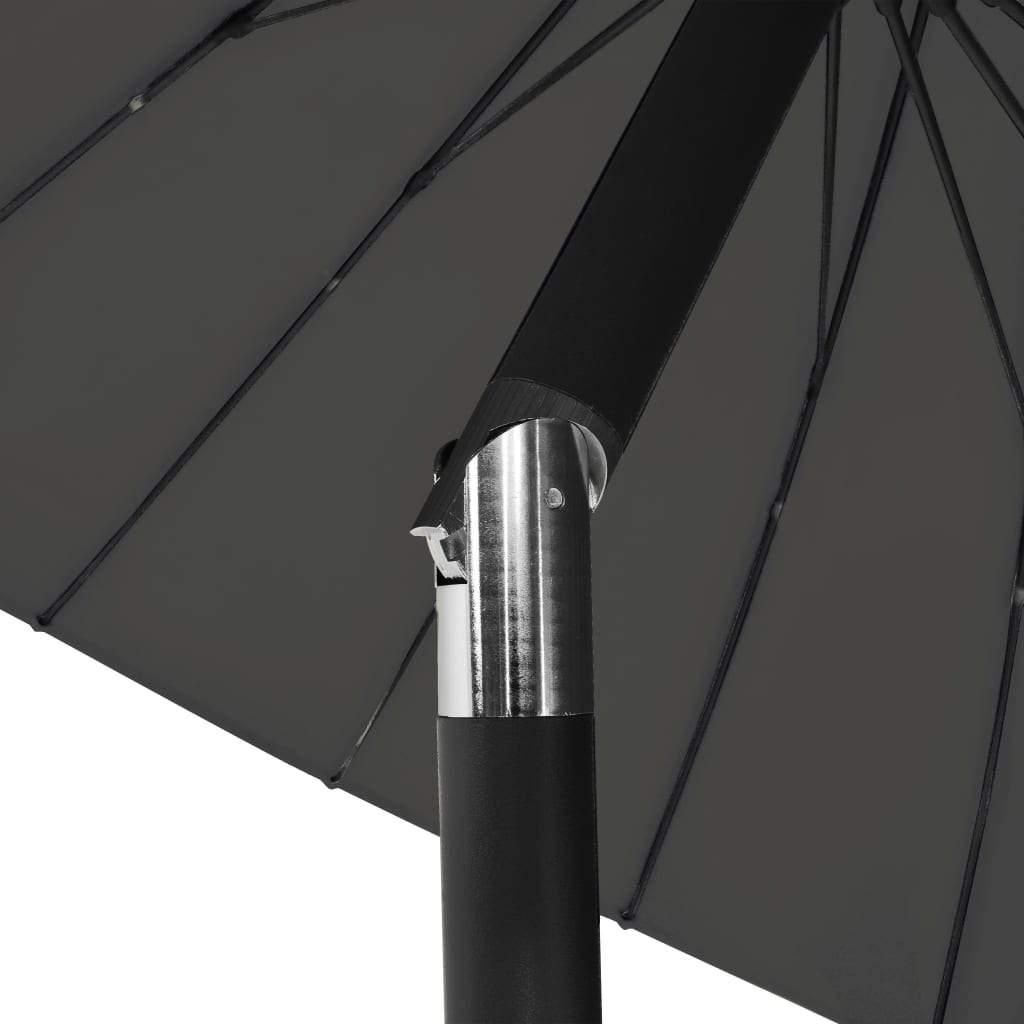 Parasol met aluminium paal 270 cm antraciet - AllerleiShop