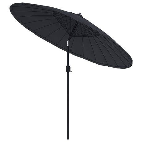 Parasol met aluminium paal 270 cm zwart - AllerleiShop