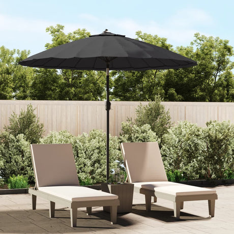 Parasol met aluminium paal 270 cm zwart - AllerleiShop