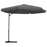 Parasol met stalen paal 300x250 cm antraciet - AllerleiShop