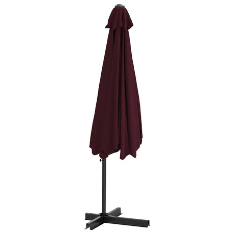 Parasol met stalen paal 300 cm bordeauxrood - AllerleiShop