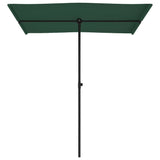 Parasol met aluminium paal 180x110 cm groen - AllerleiShop