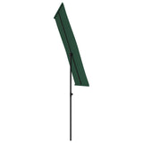 Parasol met aluminium paal 180x110 cm groen - AllerleiShop