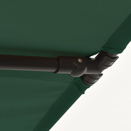 Parasol met aluminium paal 180x110 cm groen - AllerleiShop