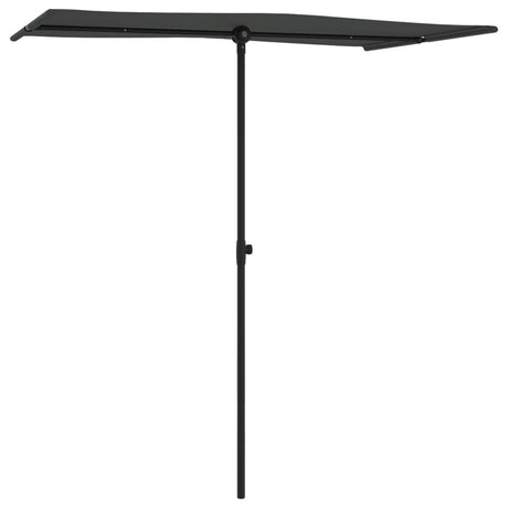 Parasol met aluminium paal 180x110 cm antraciet - AllerleiShop