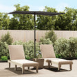 Parasol met aluminium paal 180x110 cm antraciet - AllerleiShop