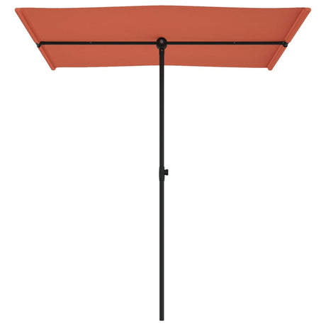 Parasol met aluminium paal 180x110 cm terracottakleurig - AllerleiShop