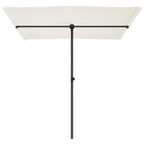 Parasol met aluminium paal 2x1,5 m zandwit - AllerleiShop