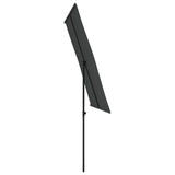 Parasol met aluminium paal 2x1,5 m antracietkleurig - AllerleiShop