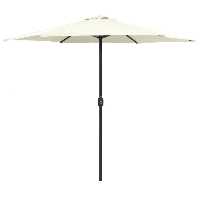 Parasol met aluminium paal 270x246 cm zandwit - AllerleiShop