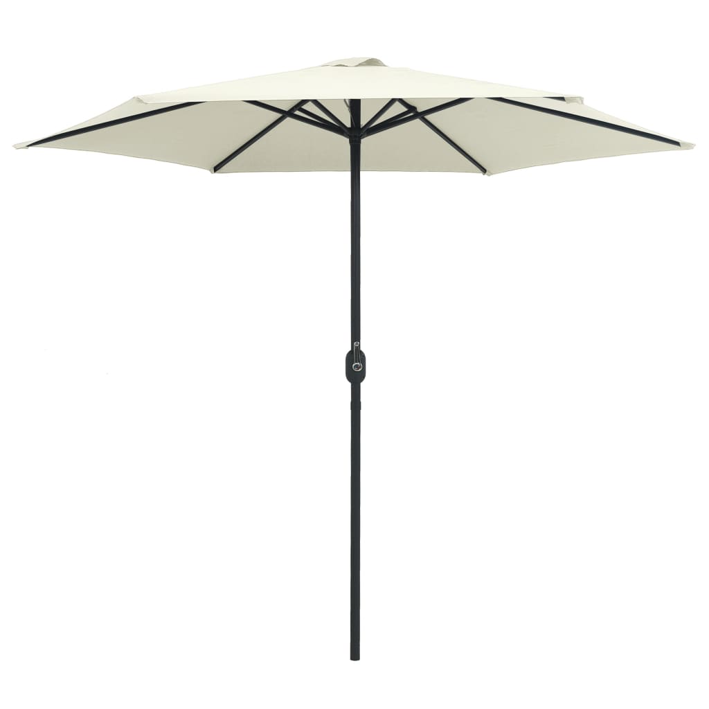 Parasol met aluminium paal 270x246 cm zandwit - AllerleiShop