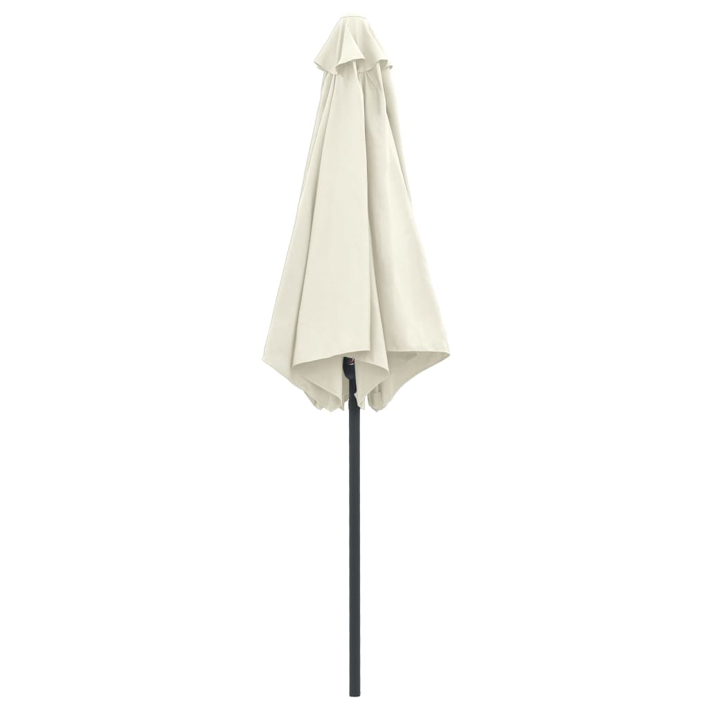 Parasol met aluminium paal 270x246 cm zandwit - AllerleiShop